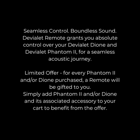 (Pre-Order) Devialet Phantom II 98 dB Matte Black