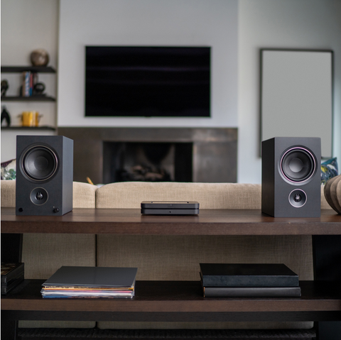 (Pre-Order) Alpha AM5 Powered Bluetooth Bookshelf Speakers