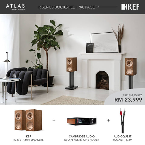 (Pre-Order) KEF R3 META BOOKSHELF PACKAGE