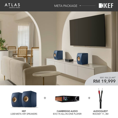 (Pre-Order) KEF LS50 META BOOKSHELF PACKAGE