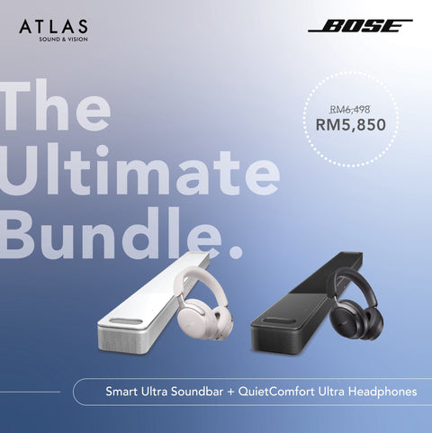 Bose Smart Ultra Soundbar + Bose QuietComfort Ultra Headphone Bundle