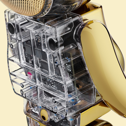 BE@RBRICK AUDIO 400% Portable Bluetooth Speaker - Chrome Collection