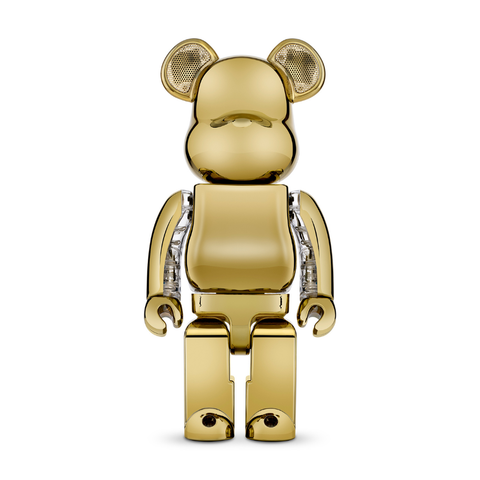 BE@RBRICK AUDIO 400% Portable Bluetooth Speaker - Chrome Collection