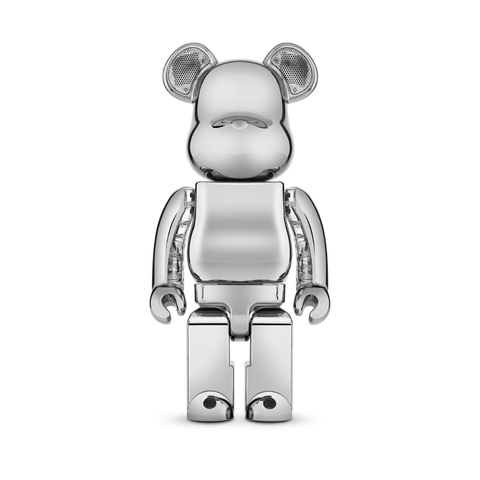 BE@RBRICK AUDIO 400% Portable Bluetooth Speaker - Chrome Collection