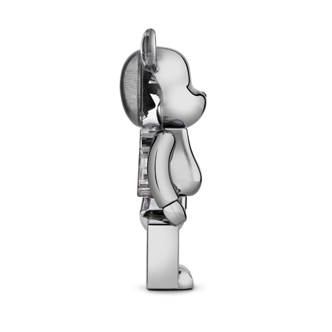 BE@RBRICK AUDIO 400% Portable Bluetooth Speaker - Chrome Collection