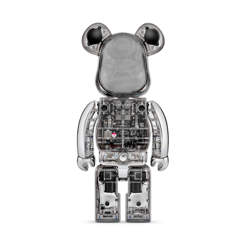 BE@RBRICK AUDIO 400% Portable Bluetooth Speaker - Chrome Collection