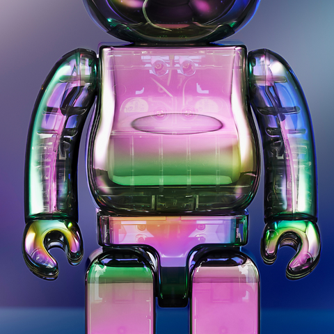 BE@RBRICK AUDIO 400% Portable Bluetooth Speaker - Iridescent Collection
